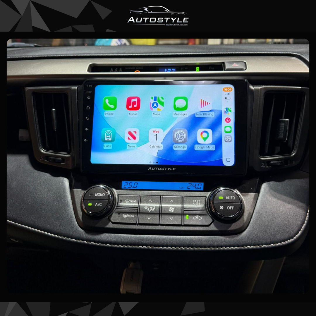 Toyota RAV4 XA40 XA50 Apple Carplay / Android Auto 9" Stereo Upgrade 2012-2018