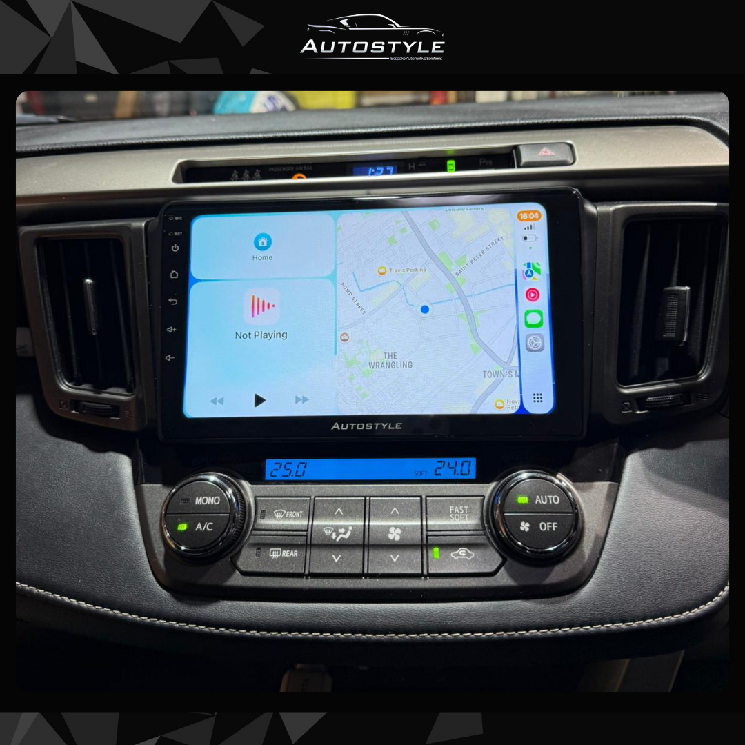 Toyota RAV4 XA40 XA50 Apple Carplay / Android Auto 9" Stereo Upgrade 2012-2018
