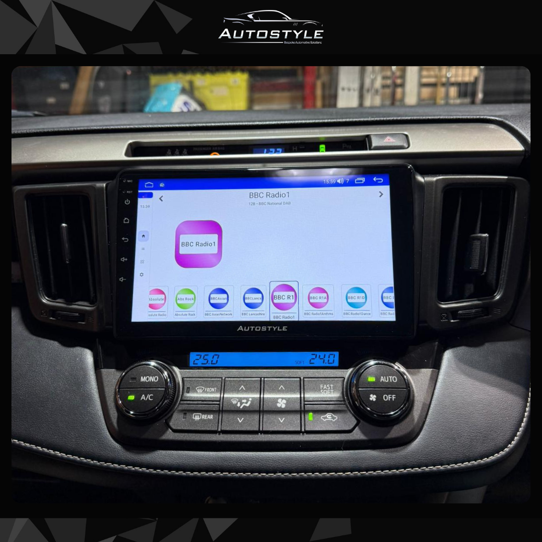 Toyota RAV4 XA40 XA50 Apple Carplay / Android Auto 9" Stereo Upgrade 2012-2018