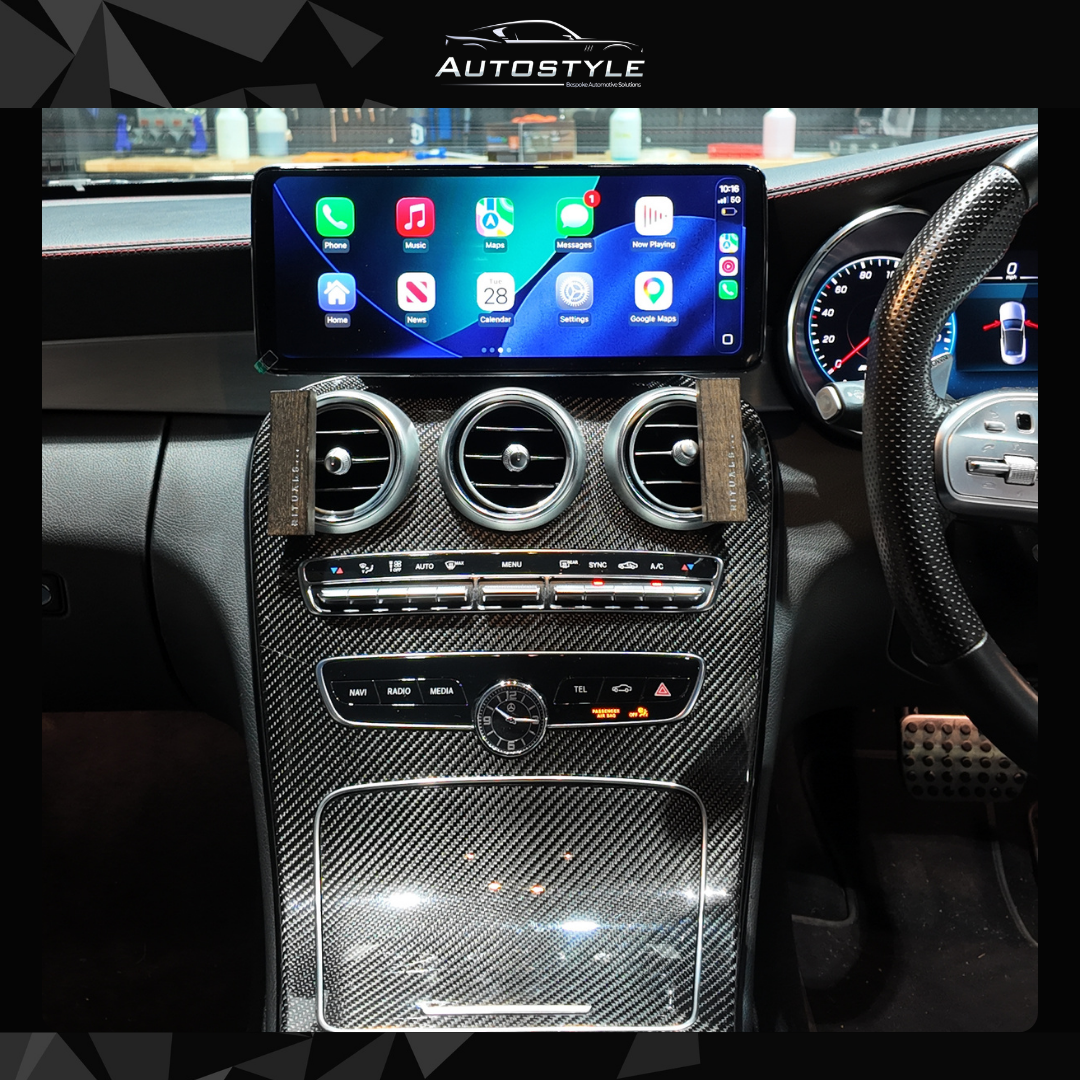 Mercedes-Benz C Class W205 (2014-2020) Apple CarPlay Android Auto 10.25" Touch Screen