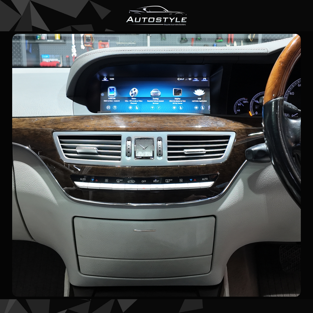 Mercedes-Benz S Class W221 (2005-2013) Apple CarPlay Android Auto 10.25" Touch Screen RHD