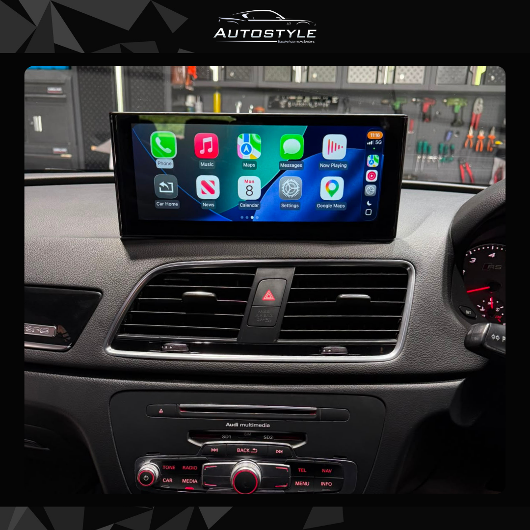 Audi Q3 Apple CarPlay Android Auto 10.25" Touch Screen Upgrade (2010-2015)