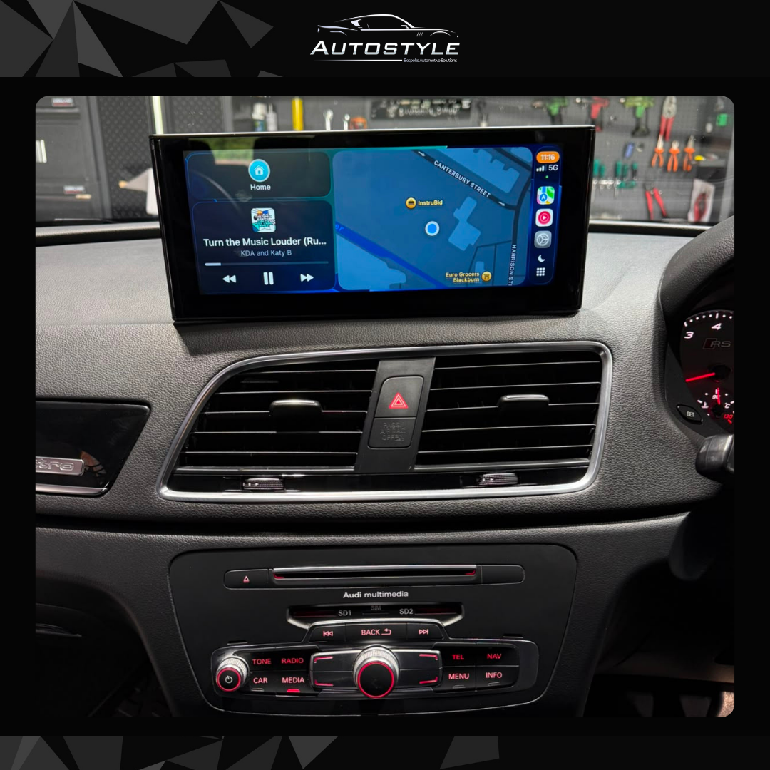 Audi Q3 Apple CarPlay Android Auto 10.25" Touch Screen Upgrade (2010-2015)