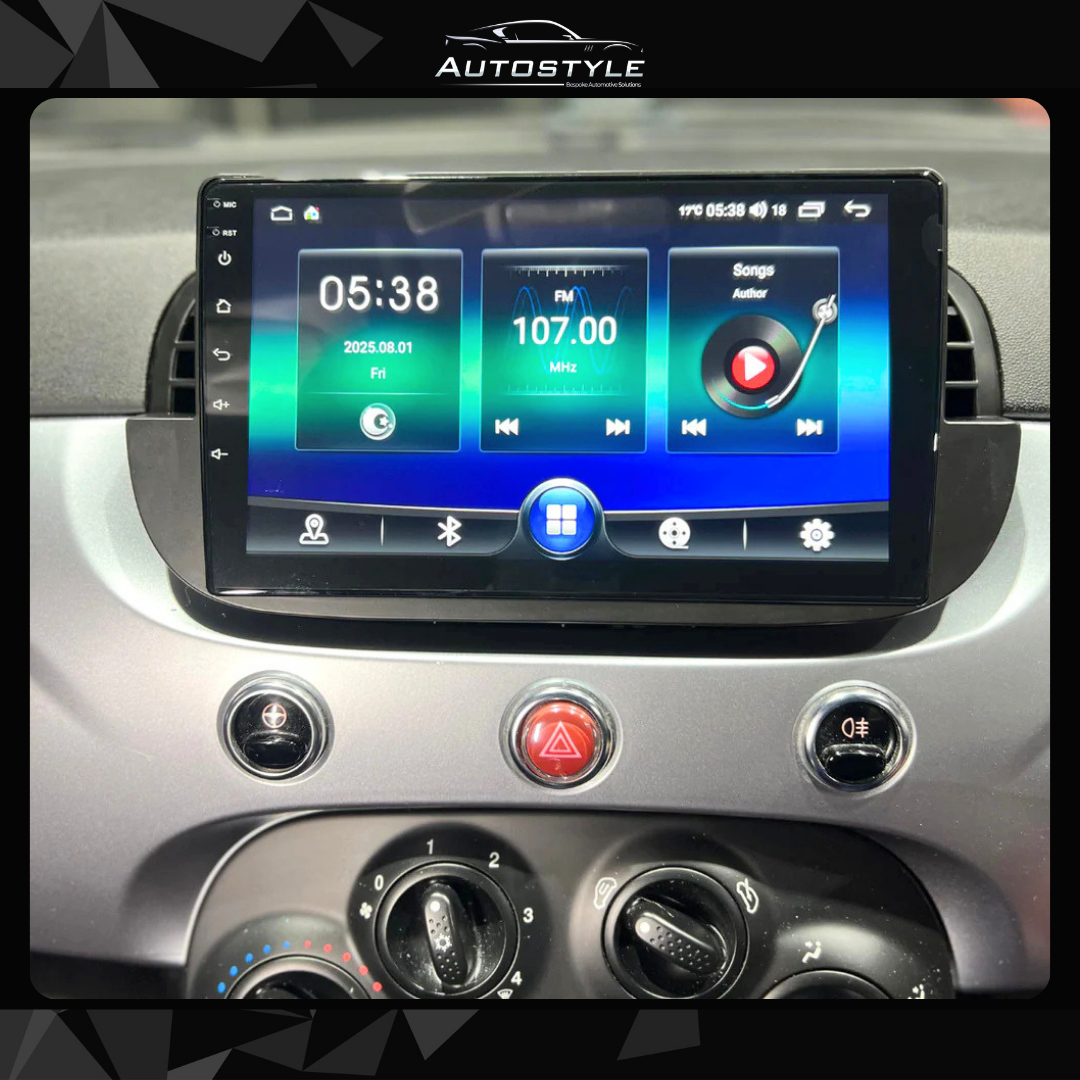 Fiat 500 Apple Carplay / Android Auto 9" Stereo Upgrade 2010-15