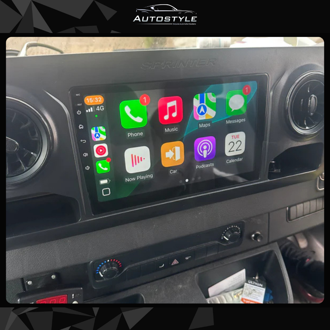 Mercedes-Benz Sprinter W907 Apple Carplay / Android Auto 10" Stereo Upgrade (2018-2023)