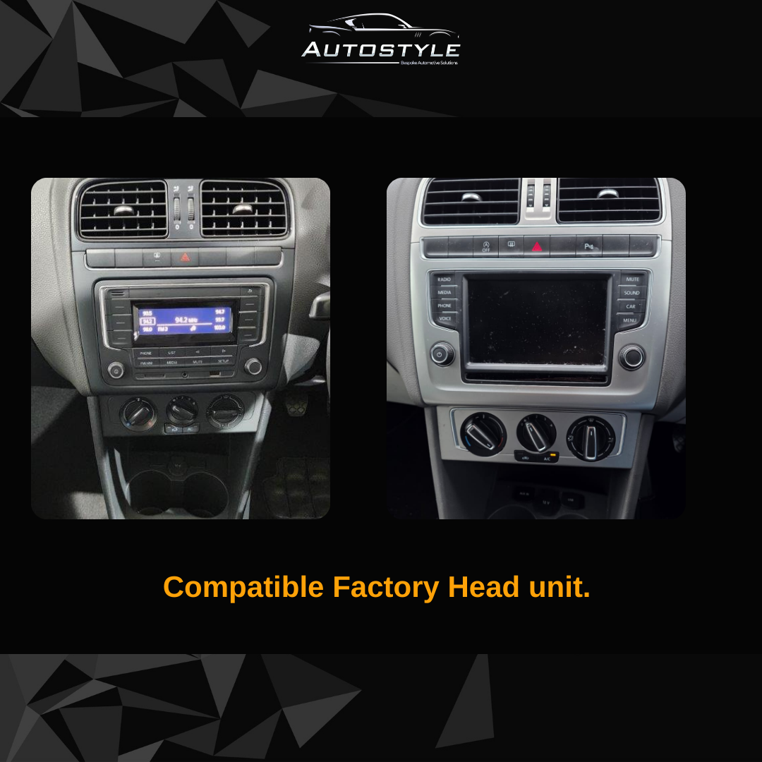 VW Polo Apple Carplay / Android Auto 9" Stereo Upgrade 2011-2018