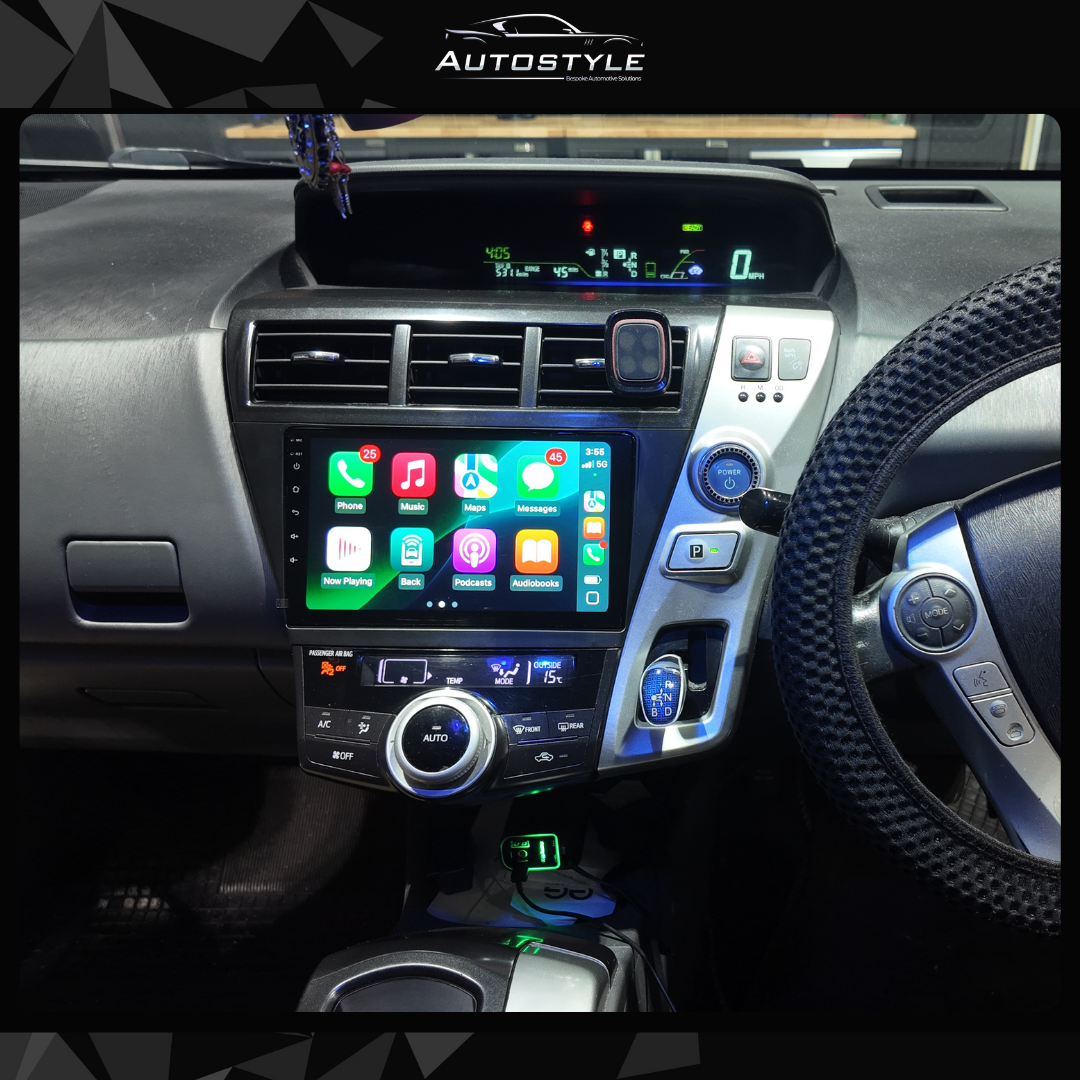 Toyota Prius Plus V Alpha Apple Carplay / Android Auto 9" Stereo Upgrade (2011- 2021)