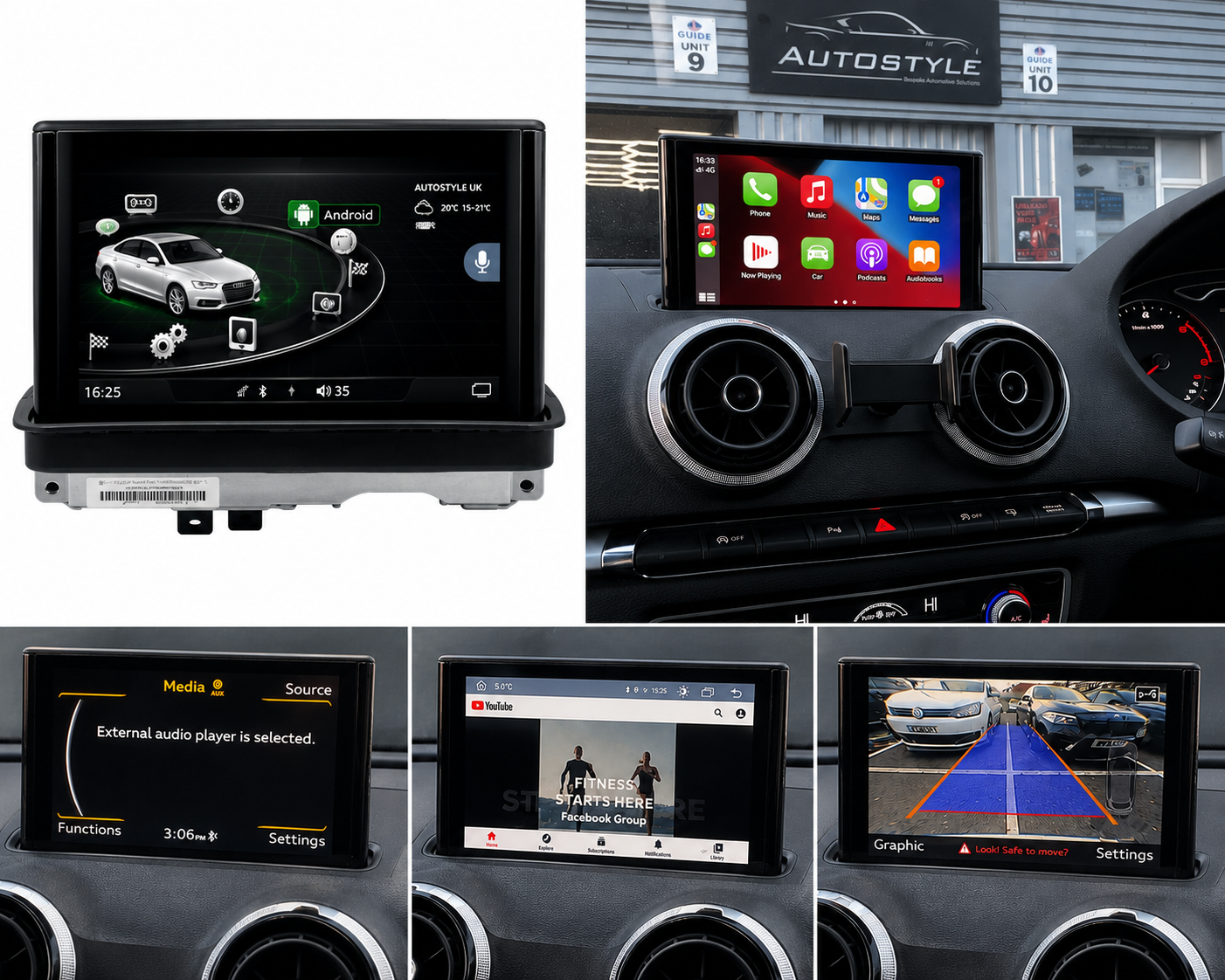 Audi A3 Apple Carplay / Android Auto 7" Flip-Out Stereo Upgrade (2014-2018)
