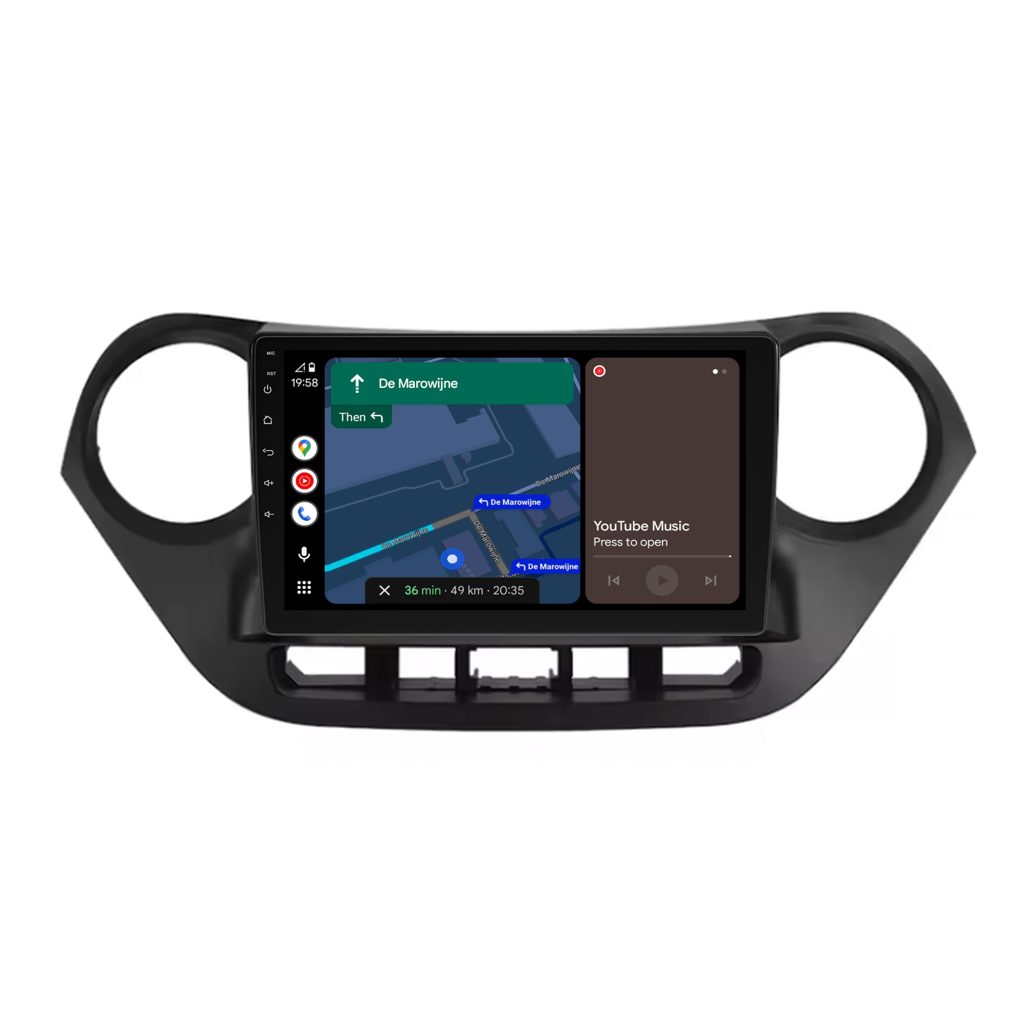 Hyundai i10 Apple Carplay / Android Auto 9" Stereo Upgrade 2013-