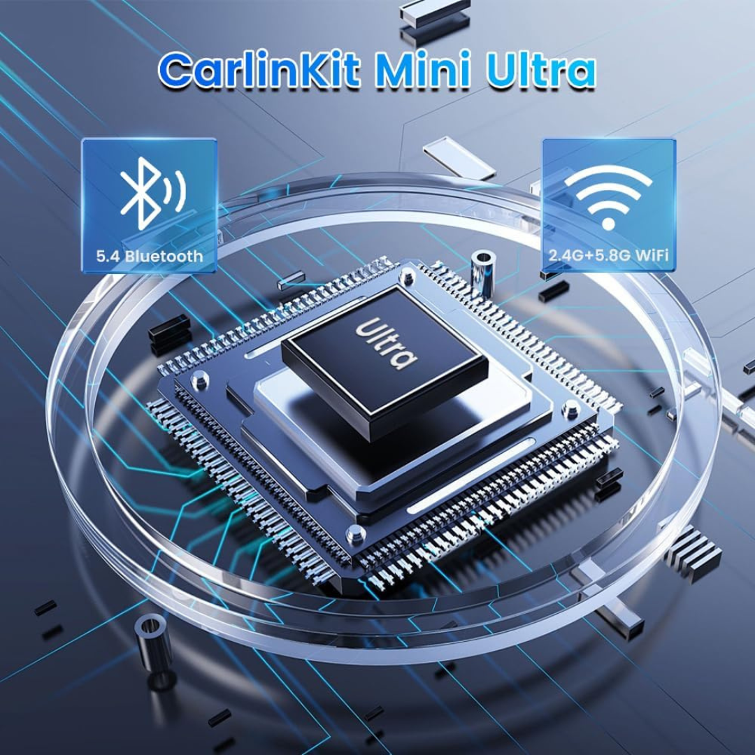 Carlinkit Mini Ultra - Wireless Adapter - Converts wired CarPlay/Android Auto to wireless 2016+