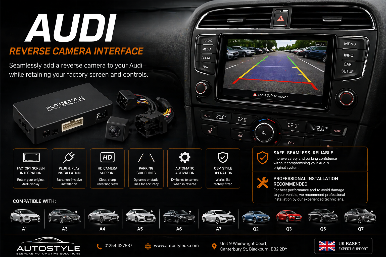 Audi A1 Reverse Camera Interface 2020+