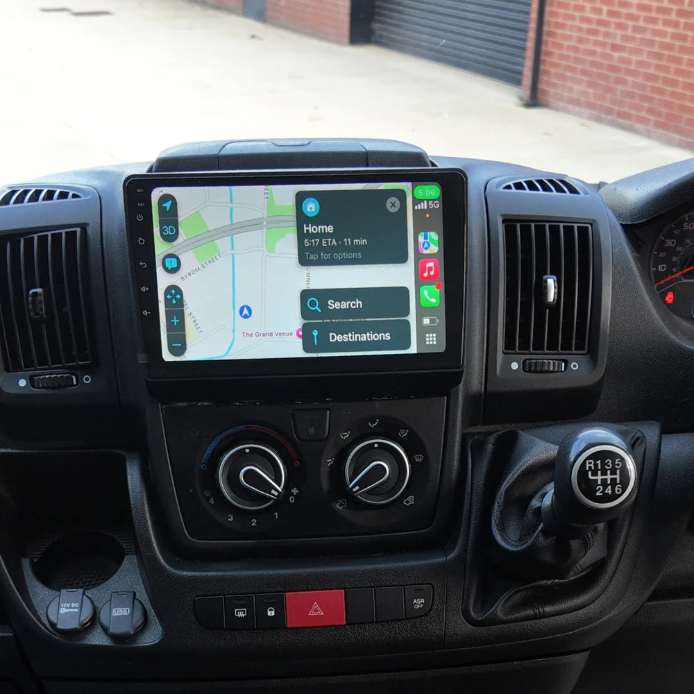 Fiat Ducato Apple Carplay / Android Auto 9" Stereo Upgrade