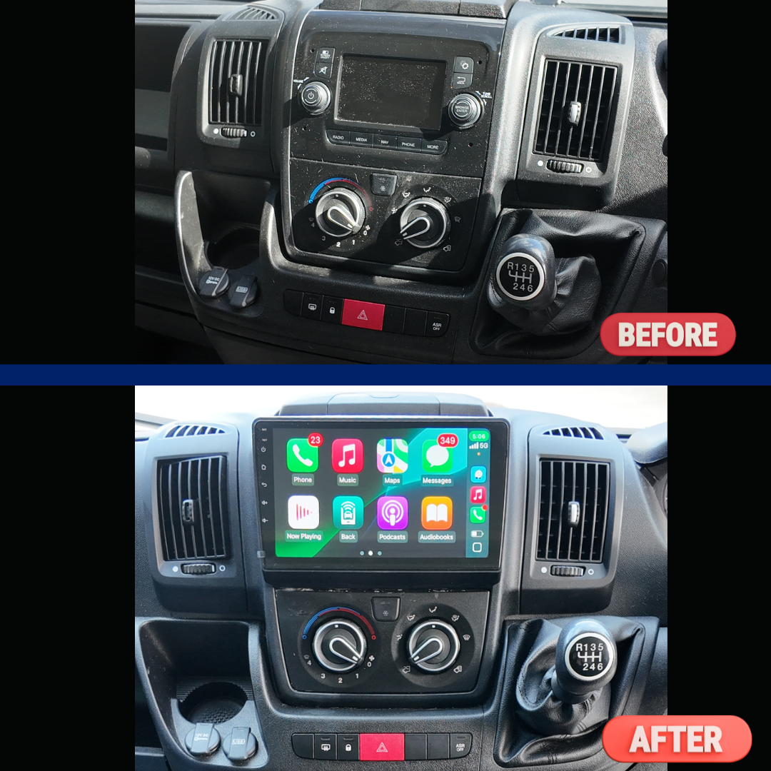 Citroen Relay Apple Carplay / Android Auto 9" Stereo Upgrade
