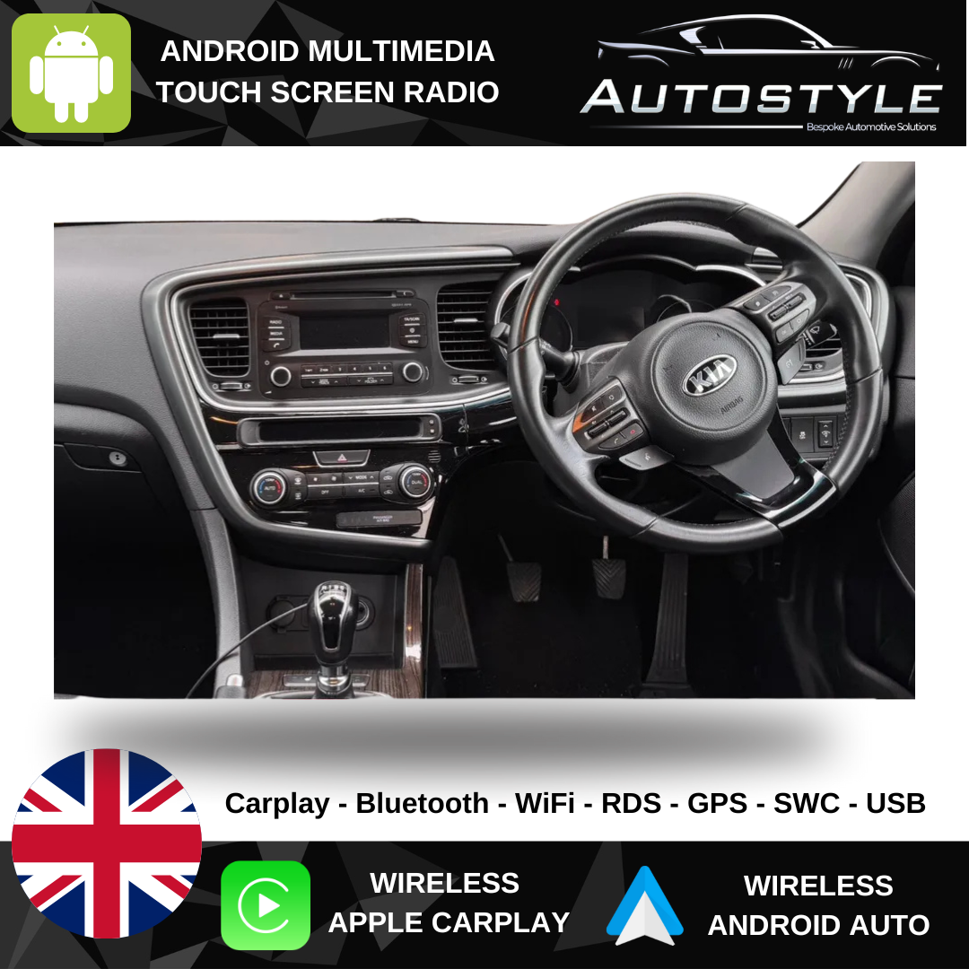 Kia Optima Apple Carplay / Android Auto 9" Stereo Upgrade 2011-15