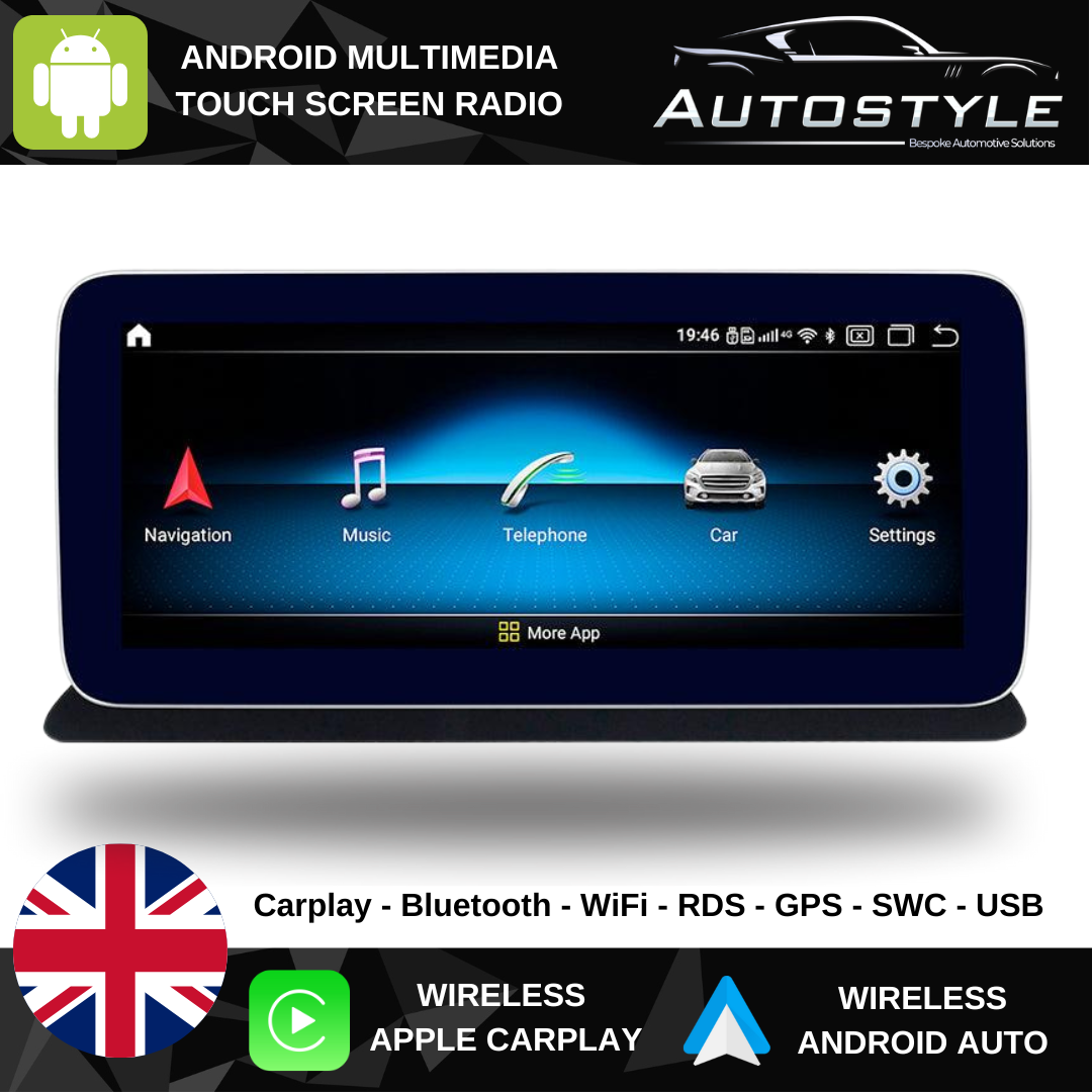 Mercedes-Benz CLS 400 W218 (2010-2012/2015) Apple CarPlay Android Auto 10.25" Touch Screen