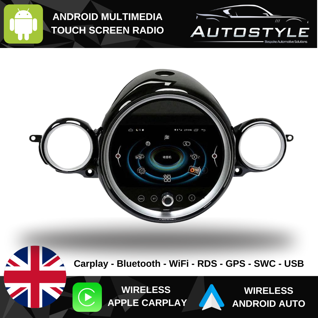 Mini Countryman R60 Apple Carplay / Android Auto 9" Stereo Upgrade (2011-2016)