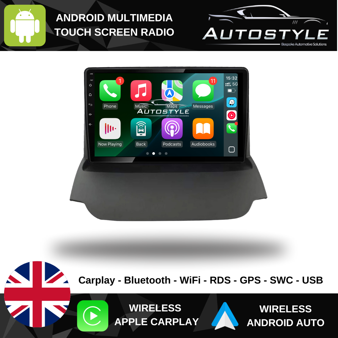 Ford Ecosport Apple Carplay / Android Auto 9" Stereo Upgrade 2012-2017