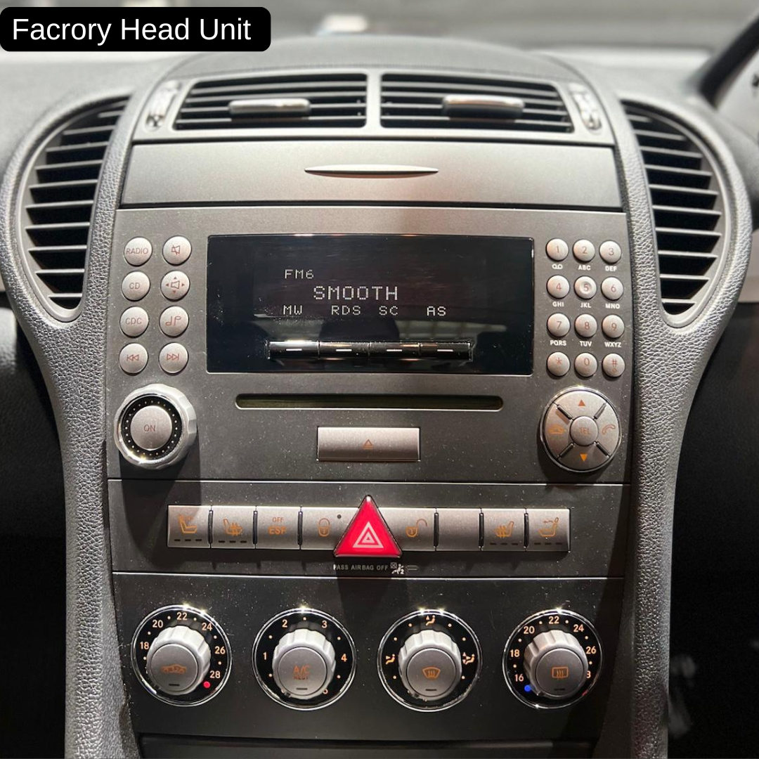 Mercedes-Benz SLK Apple Carplay / Android Auto 9" Stereo Upgrade (2004-2011)