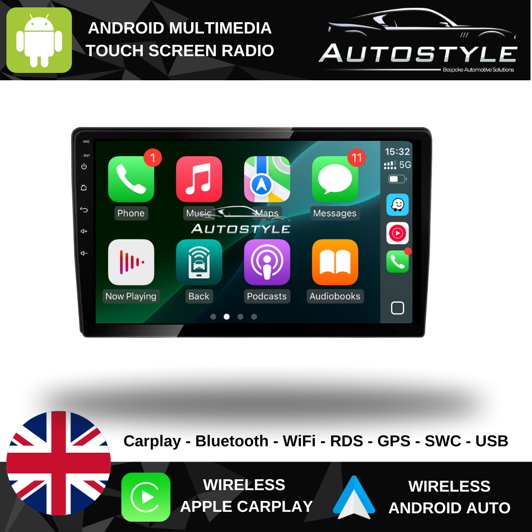 VW UNIVERSAL Apple Carplay / Android Auto 10" Stereo Upgrade