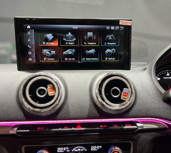 Audi A3 Apple Carplay / Android Auto 10.25" Stereo Upgrade (2014-2018)