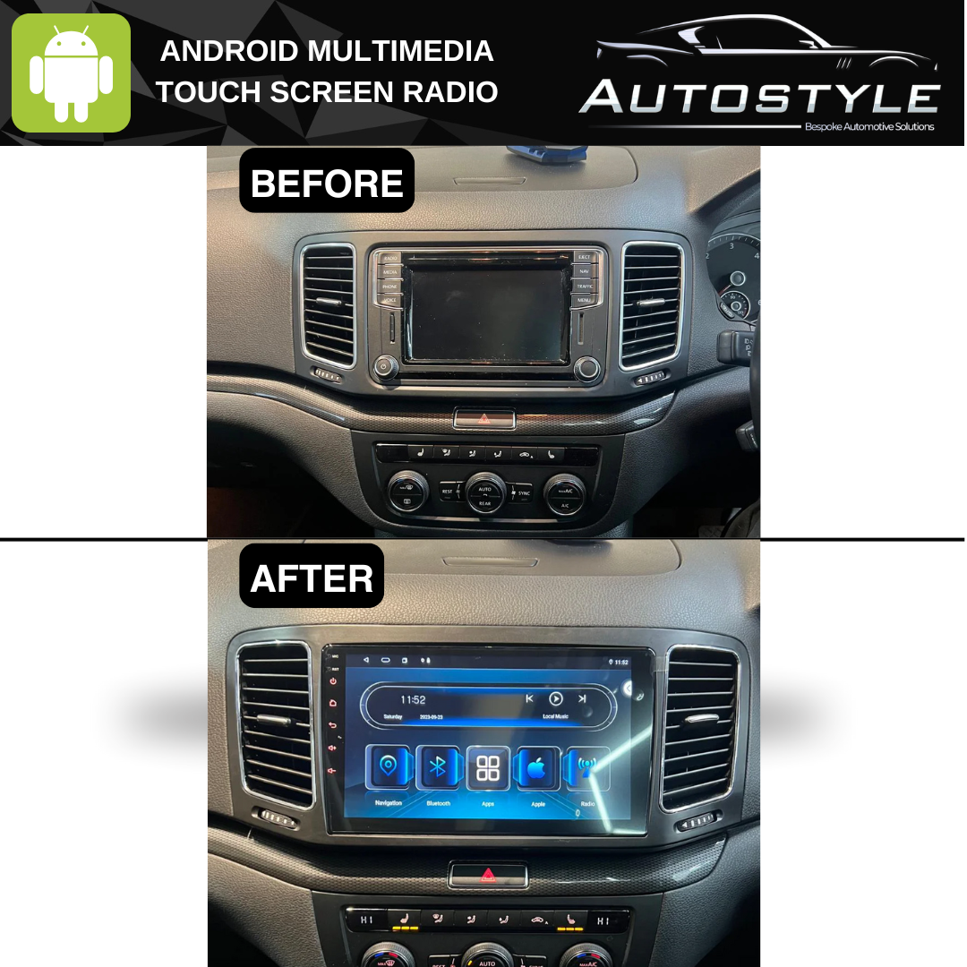 VW Sharan Apple Carplay / Android Auto 9" Stereo Upgrade