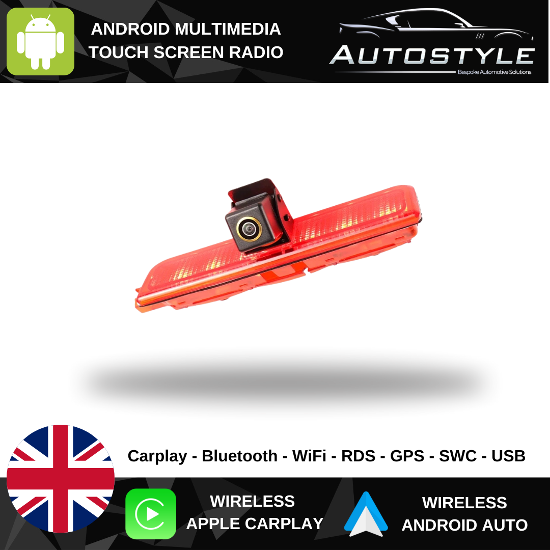 VW Caddy Barn Door 1080P HD Brake Light Reverse Camera