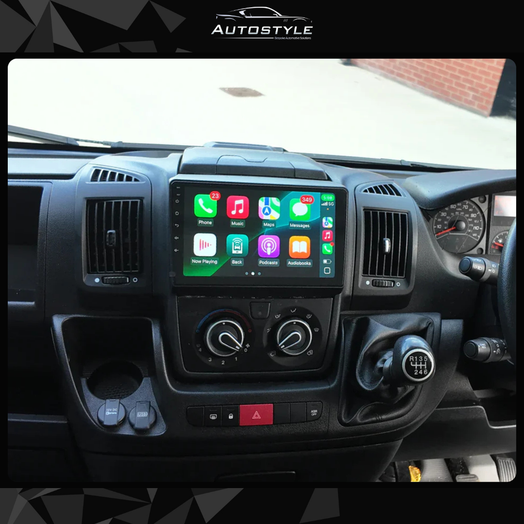 Fiat Ducato Apple Carplay / Android Auto 9" Stereo Upgrade