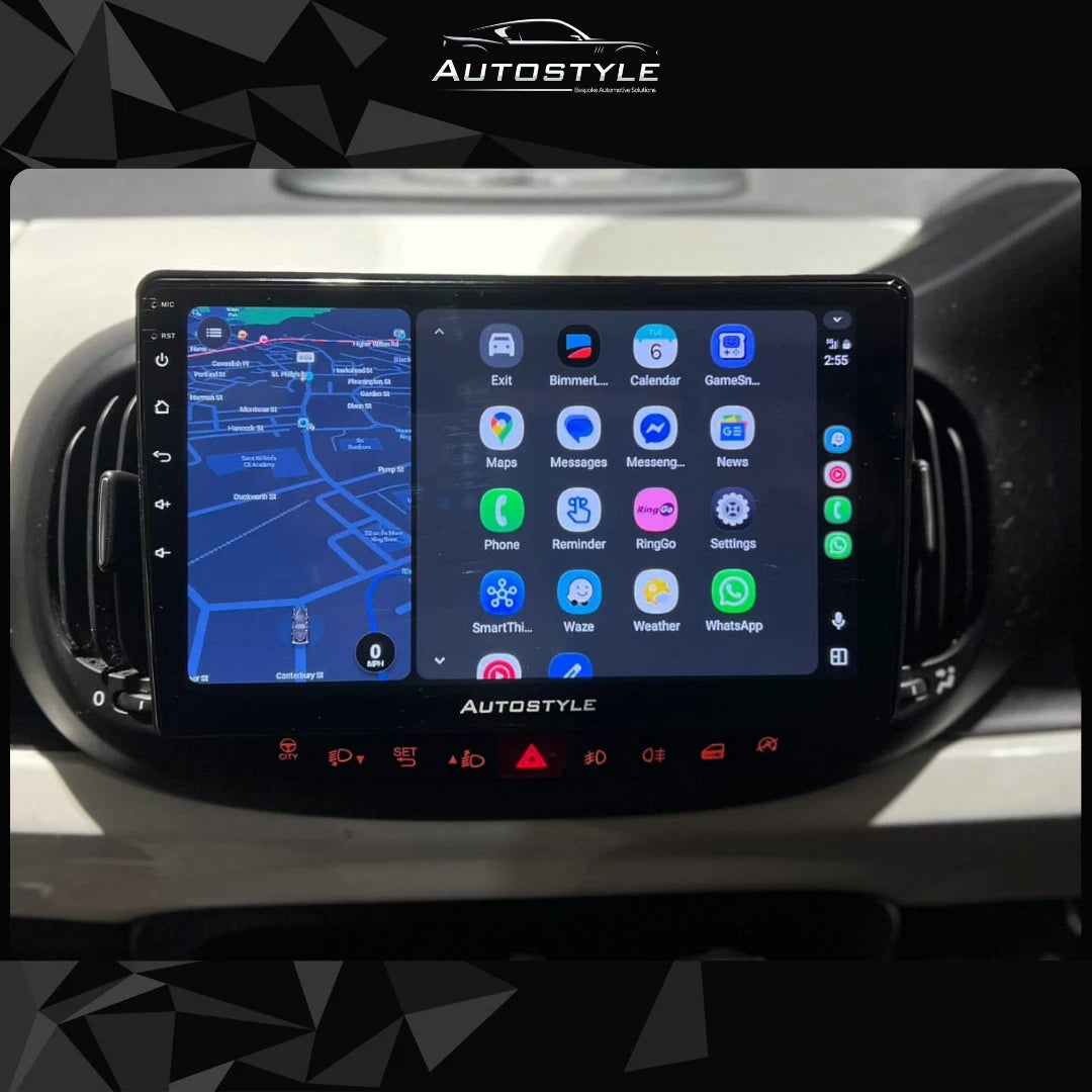 Fiat 500L Apple Carplay / Android Auto 10" Stereo Upgrade 2012-2022