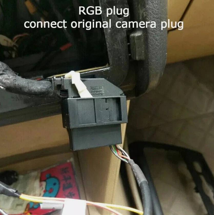 26 PIN RGB to CVBS (RCA) AV Signal Converter Adapter For VW Original Rear-view Camera