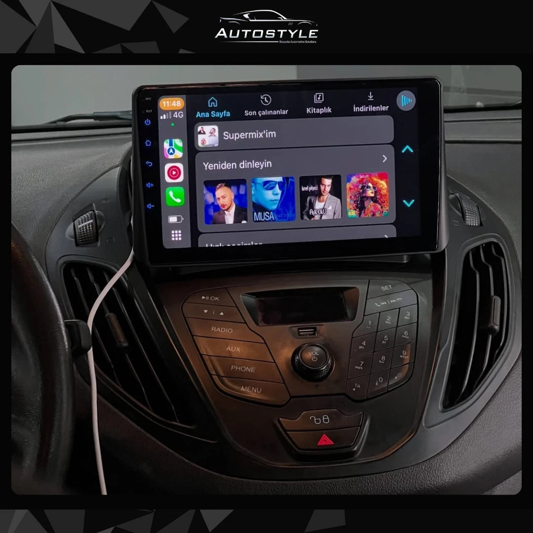 Ford Transit Courier Apple Carplay / Android Auto 9" Stereo Upgrade (2014-2018)