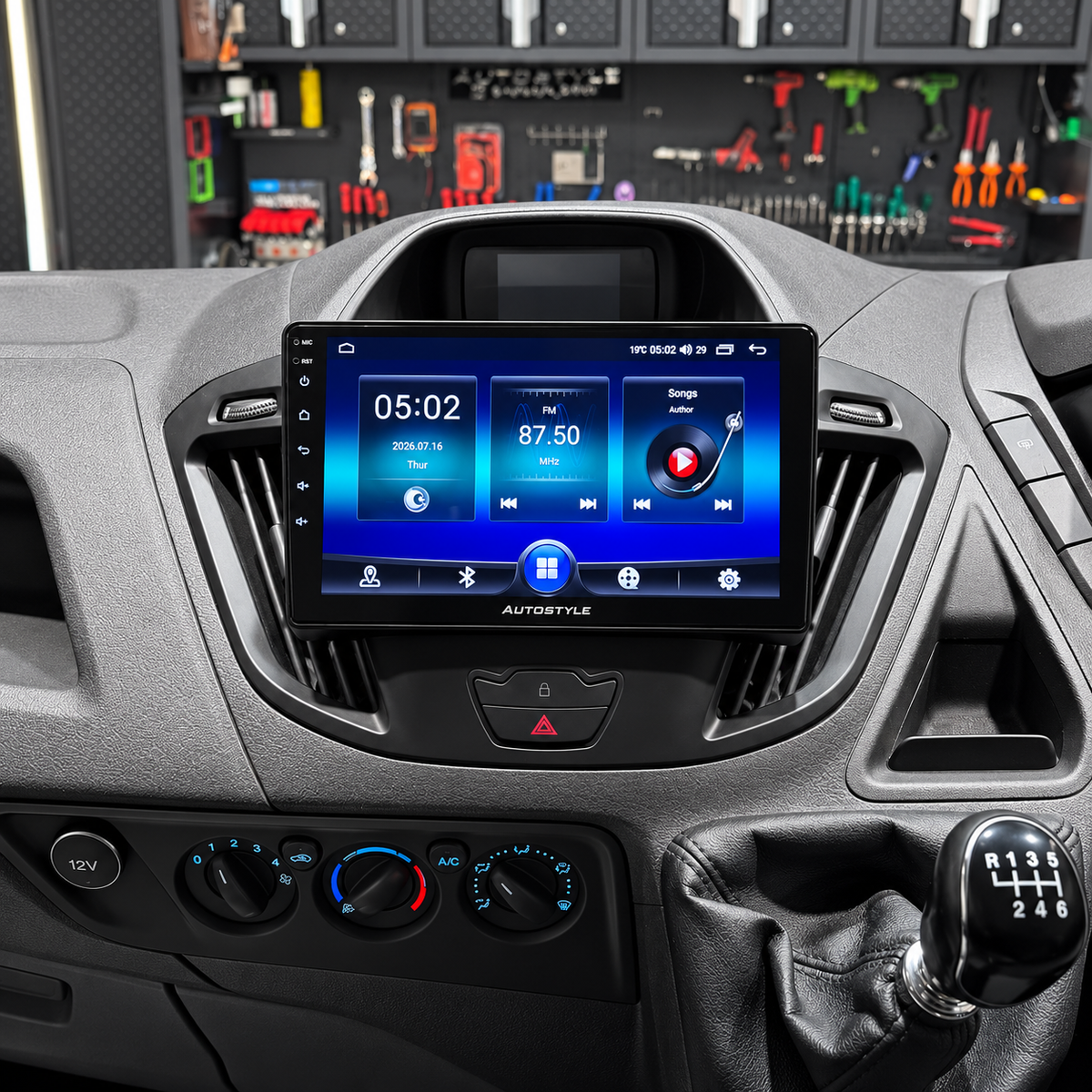 Ford Transit Custom Apple Carplay / Android Auto 9" Stereo Upgrade (2012-2018)