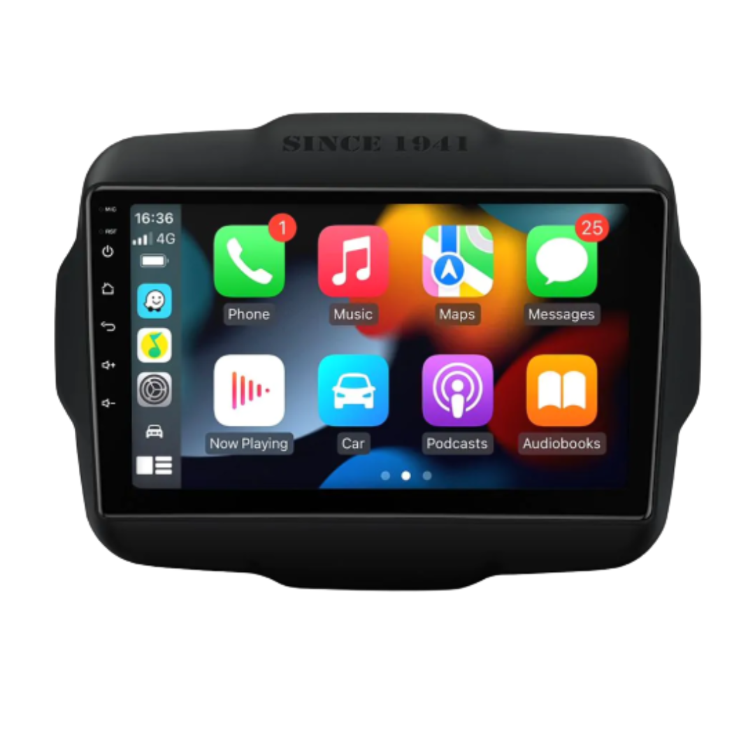 Jeep Renegade Apple Carplay / Android Auto 10" Stereo Upgrade 2014-2021