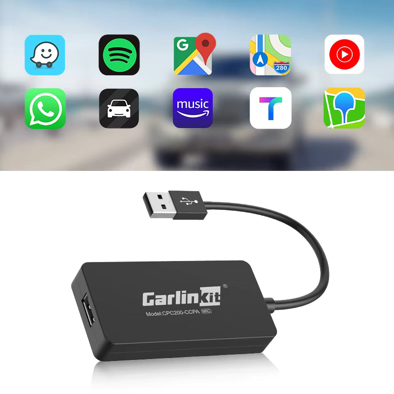 Carlinkit CCPA Wireless Adapter Apple CarPlay/Android Auto