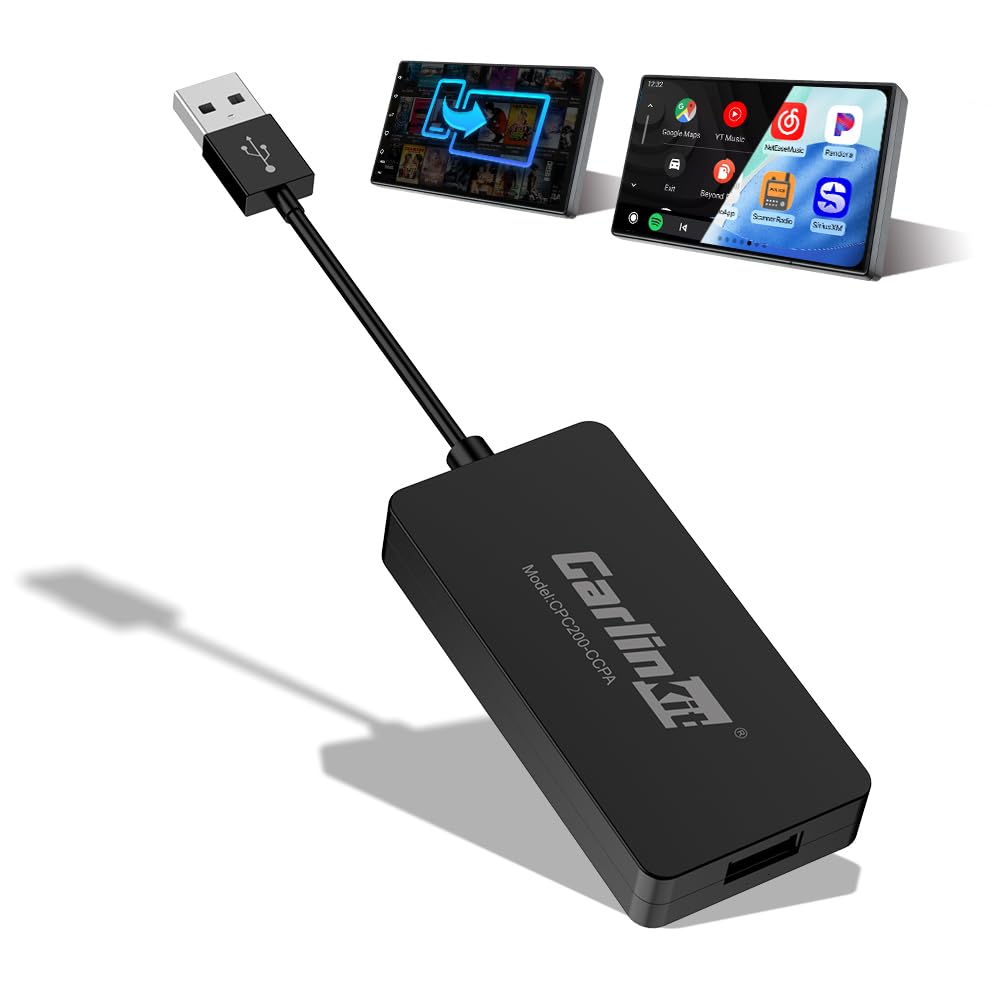 Carlinkit CCPA Wireless Adapter Apple CarPlay/Android Auto