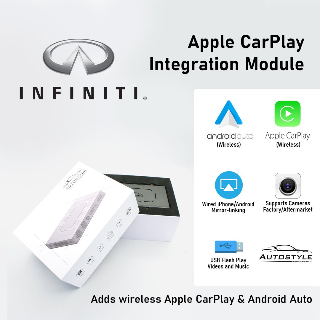 Wireless Apple CarPlay/Android Auto for Infiniti Q50/Q50L/Q60/QX50 (2015-2019)