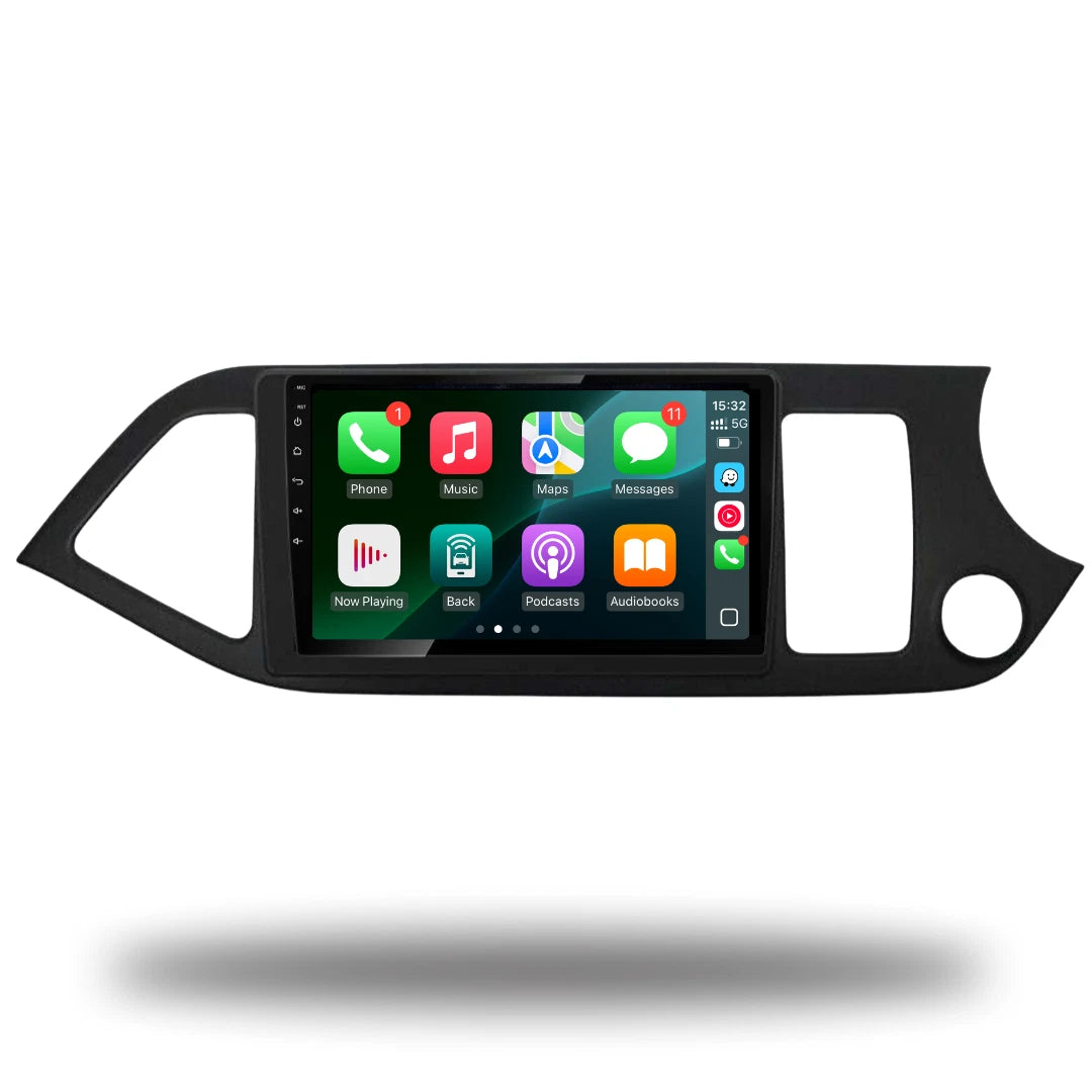 Kia Picanto Apple Carplay / Android Auto 9" Stereo Upgrade 2011-2017