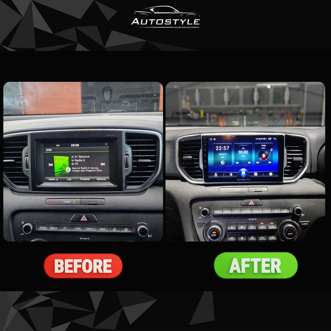 Kia Sportage Apple Carplay / Android Auto 9" Stereo Upgrade 2016-20