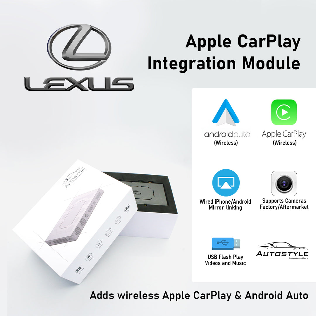 Wireless Apple CarPlay/Android Auto for Lexus RX (2019-2020)
