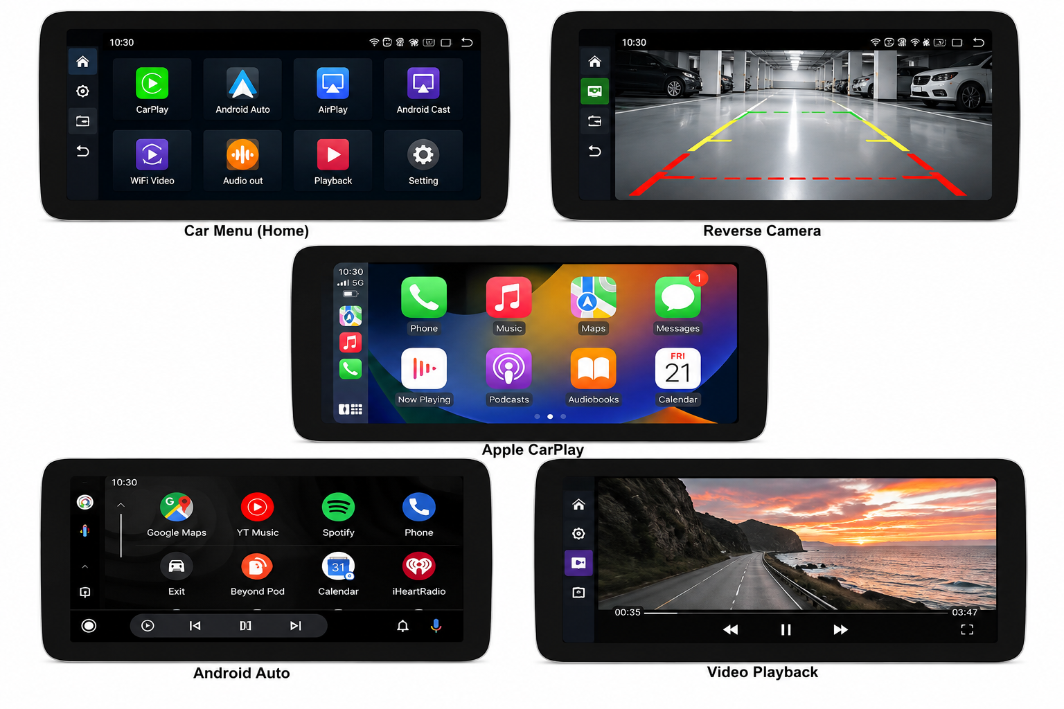 Mercedes-Benz C Class W204/S204 (2008-2010) Apple CarPlay Android Auto 10.25" Touch Screen