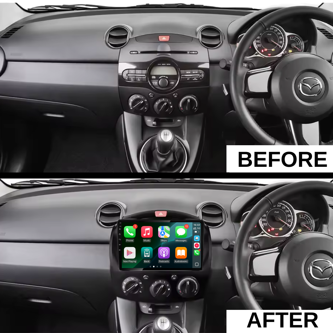 Mazda 2/ DE Demio Apple Carplay / Android Auto 9" Stereo Upgrade 2007-2015