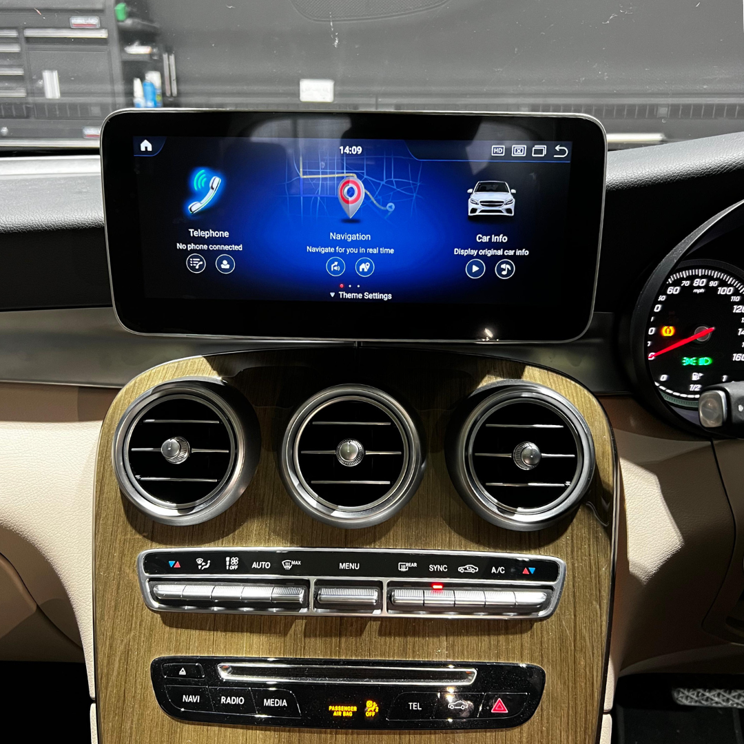 Mercedes-Benz GLC (2016-2022) Apple CarPlay Android Auto 10.25" Touch Screen