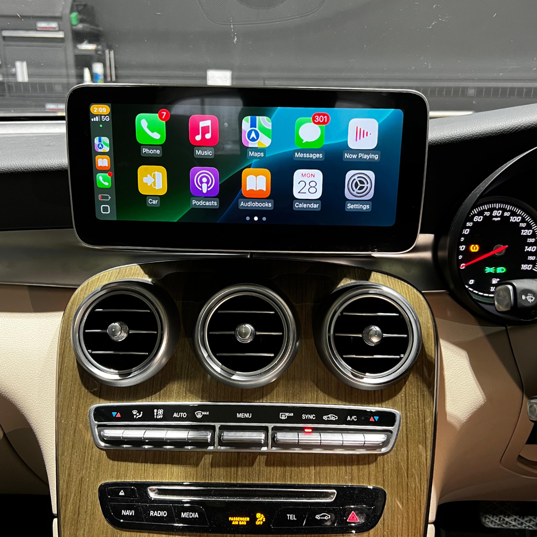 Mercedes-Benz GLC (2016-2022) Apple CarPlay Android Auto 10.25" Touch Screen