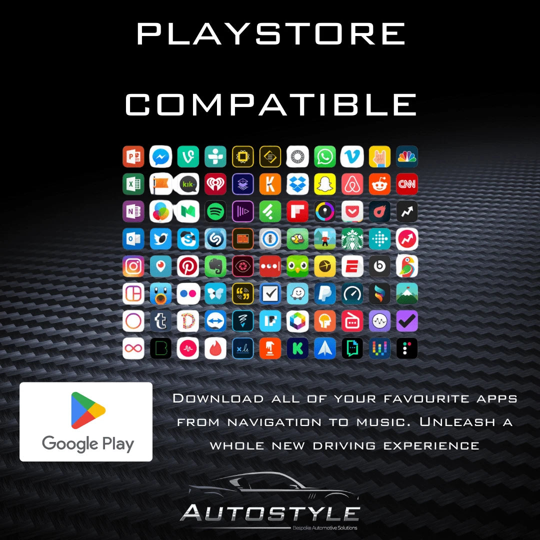 Mercedes-Benz Smart forTwo Apple Carplay / Android Auto 9" Stereo Upgrade 2010-2014
