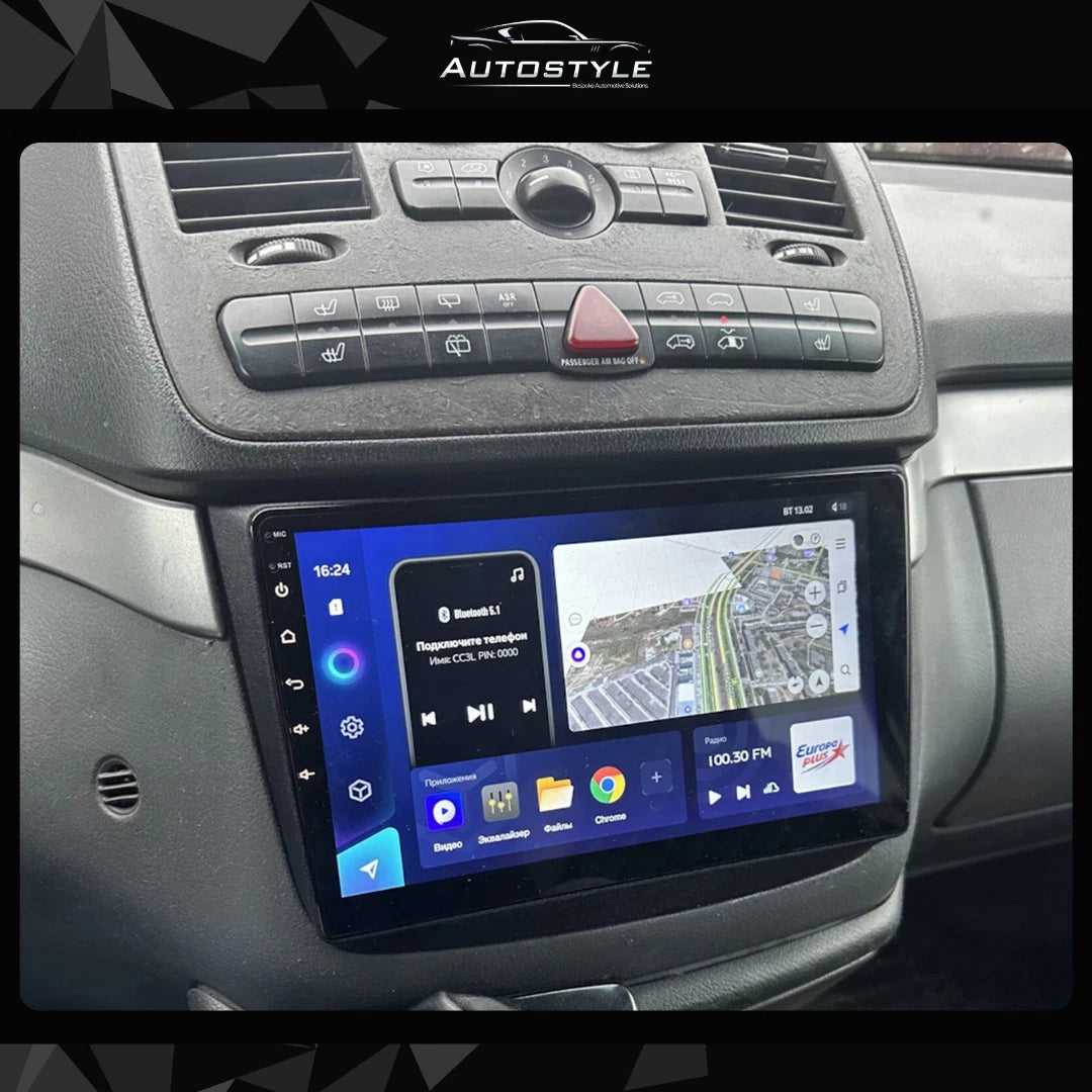 Mercedes-Benz Vito Apple Carplay / Android Auto 10" Stereo Upgrade (2003-2010)