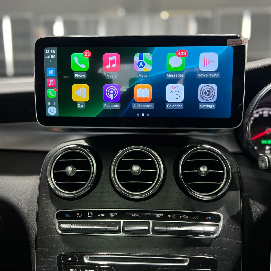 Mercedes-Benz GLC (2016-2022) Apple CarPlay Android Auto 12.3" Touch Screen