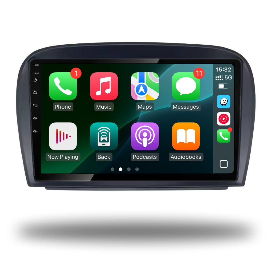 Mercedes-Benz SL Class R230 Apple Carplay / Android Auto 9" Stereo Upgrade