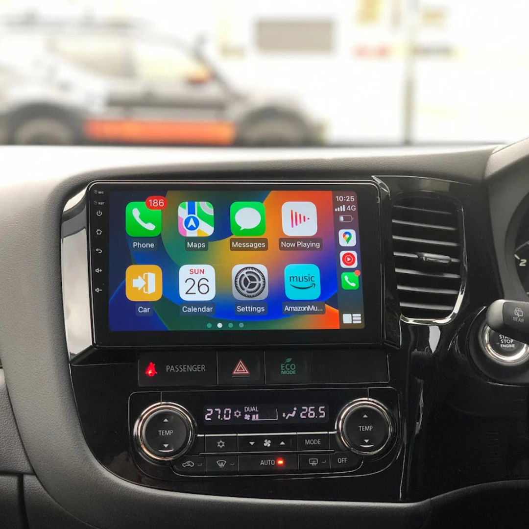 Mitsubishi Outlander Apple Carplay / Android Auto 9" Stereo Upgrade