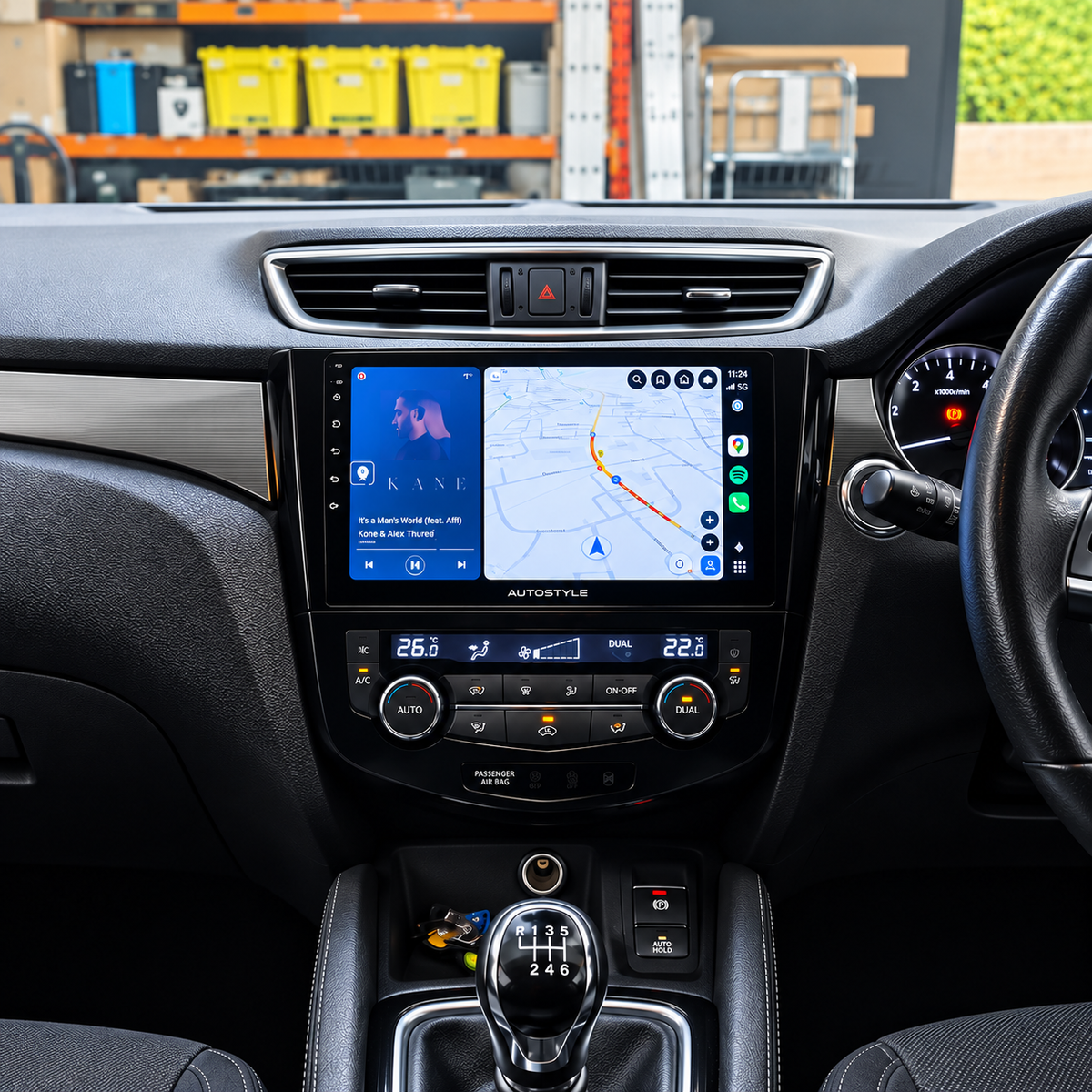 Nissan Qashqai / X-Trail Rogue T32 Apple Carplay / Android Auto 10" Stereo Upgrade (2013-20)