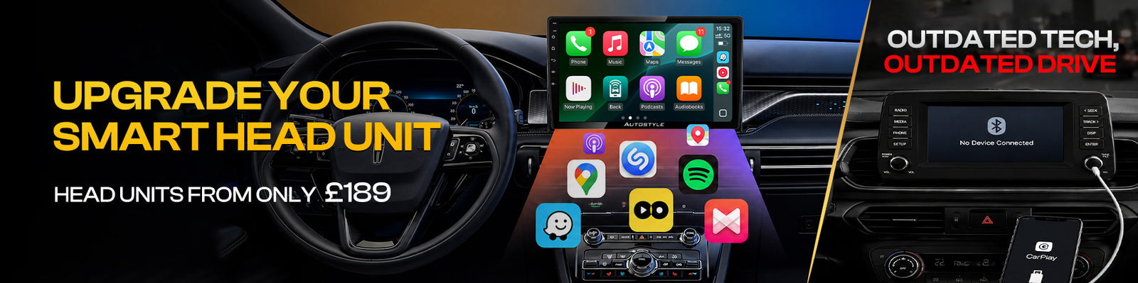 Vehicle upgrade banner