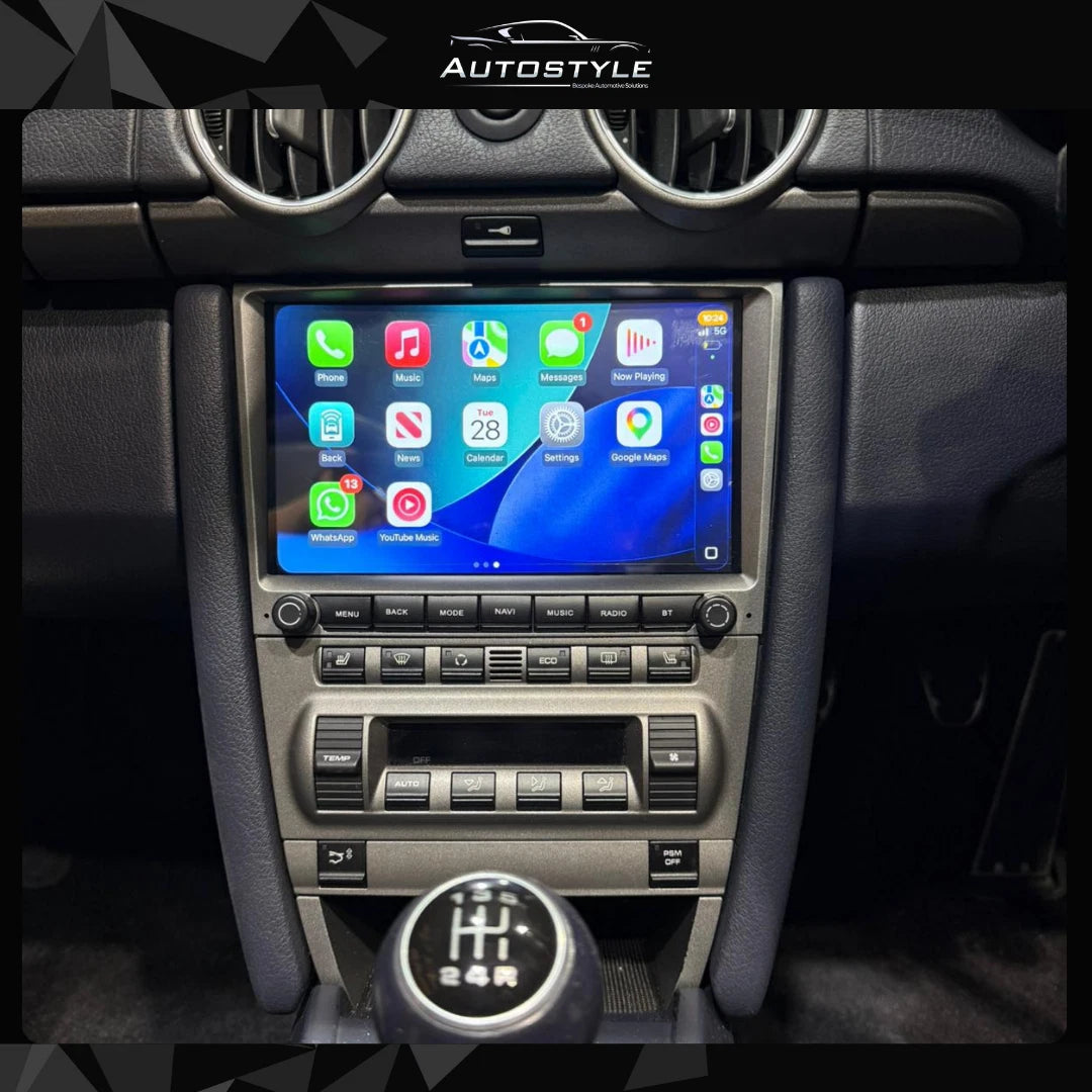 Porsche BOXSTER Apple Carplay / Android Auto 9" Stereo Upgrade